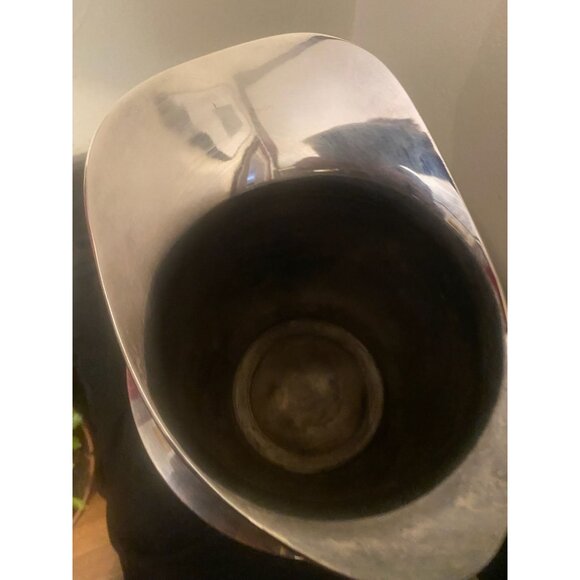 Vintage Poole Silver Co. EPNS Water Pitcher Ice Lip Baluster Ewer Victorian Revi - Picture 7 of 8